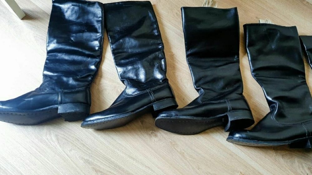 Офицерские хромовые сапоги.