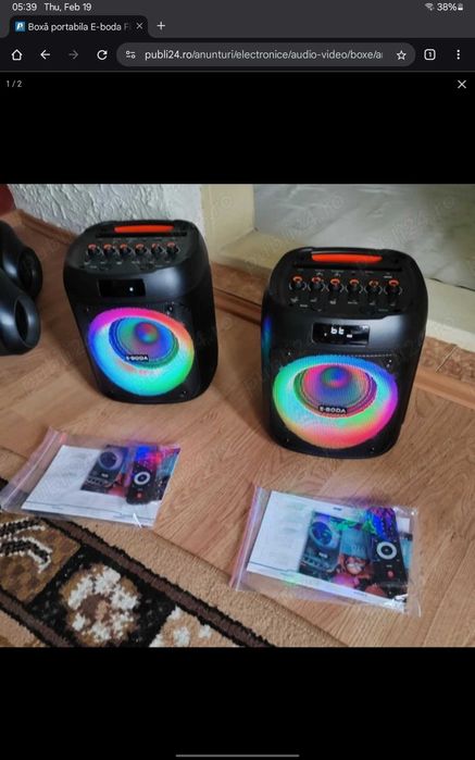 Boxa portabila E boda