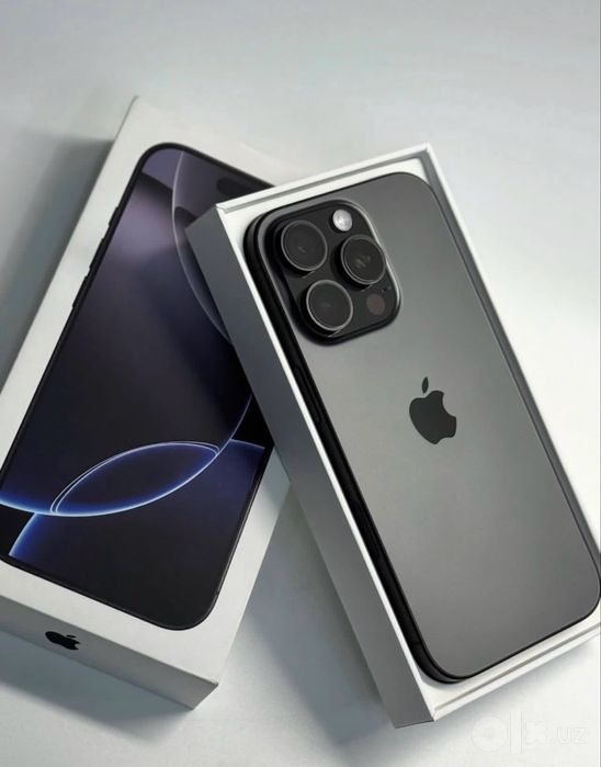 iPhone 16 Pro Max 256 Gb Qora Black ideal holatda