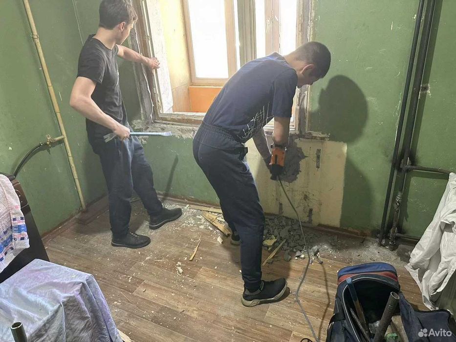Демонтаж,Перфоратор. Сверлю, Ломаю Бетон, демонтаж полов, дверей