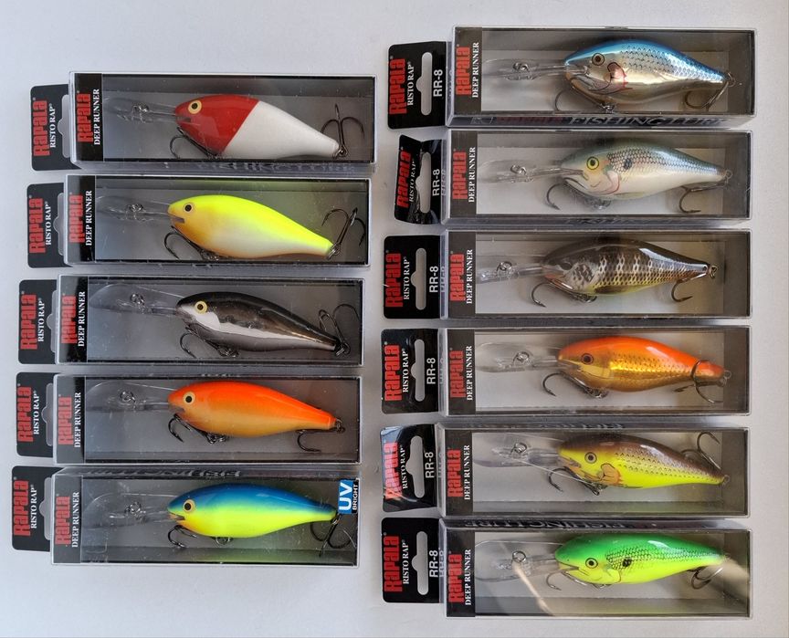 Воблери Rapala-TD9,RR8,SRRS7,LCM