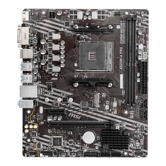 Procesor Ryzen 5 5600x + Placa de baza MSI A520M-A PRO
