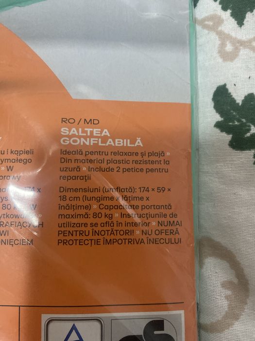 Saltea gonflabila de plaja