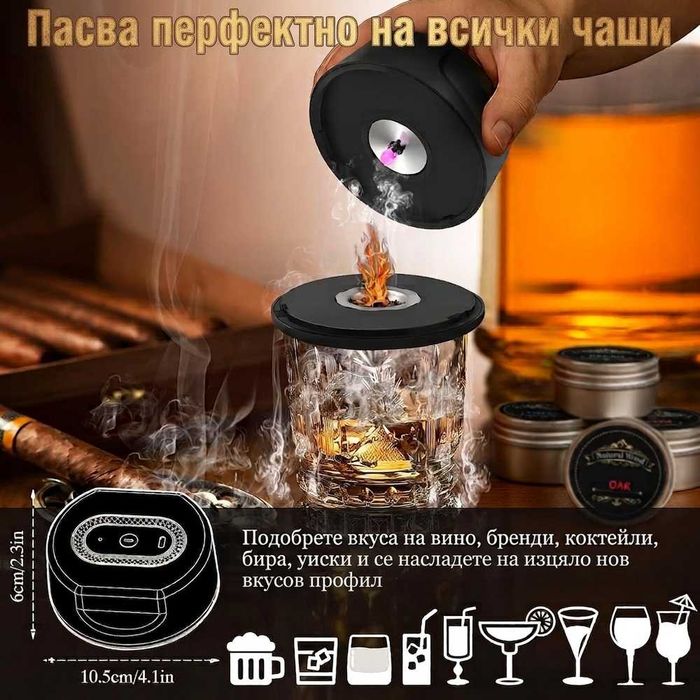 Комплект за опушване с електрически опушвател