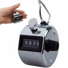 Механический счетчик кликер  ручной счетчик корпус металл , пластик