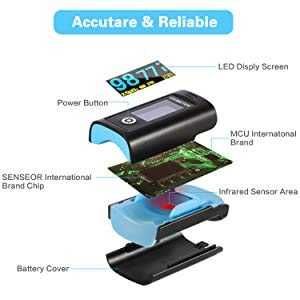 Висококачествен оксиометър от Viatom Wellue Oxysmart (PC-60 F)
