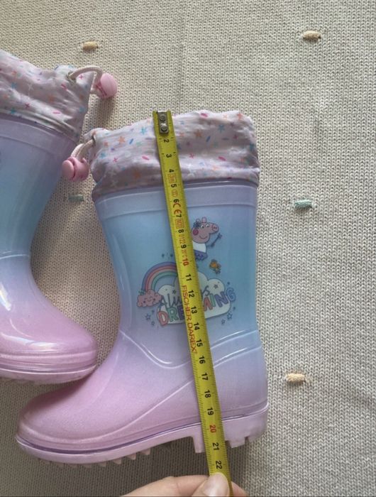 Cizme de ploaie Peppa Pig marimea 25 (interior 16cm)