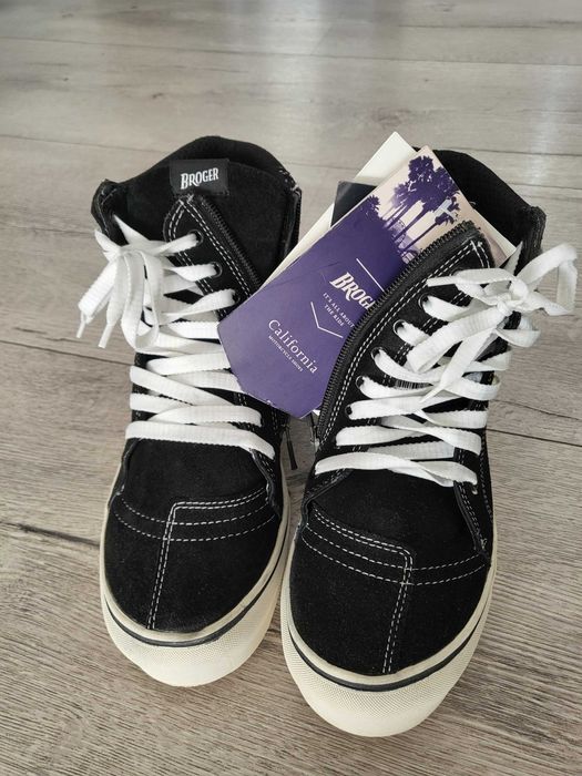 Ghete piele Broger California marime 39