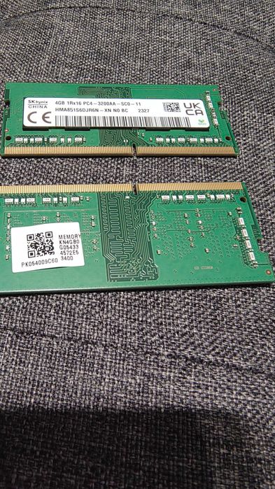 Memorii Notebook 8GB (2x4GB) DDR4 3200MHz dual channel RAM