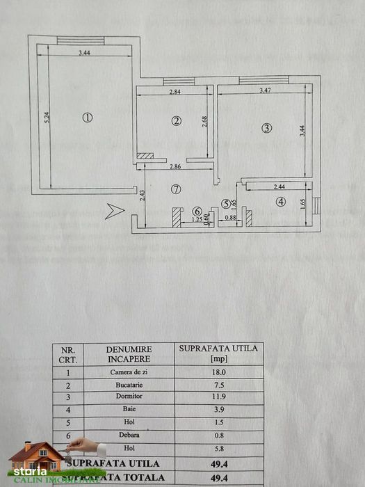 Apartament 2 Camere Decomandat Parter Nicolina Belvedere