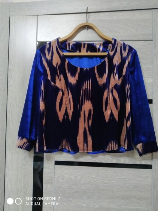 Женская национальная одежда кофта-юбка+блузка  тройка