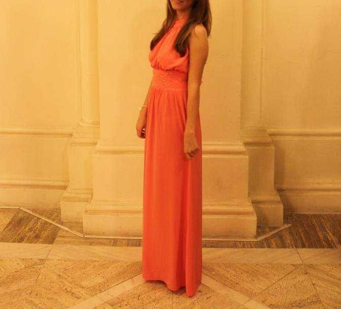 Rochita BBY Butterfly Collection - mărimea 38 (S/M, culoare corai)