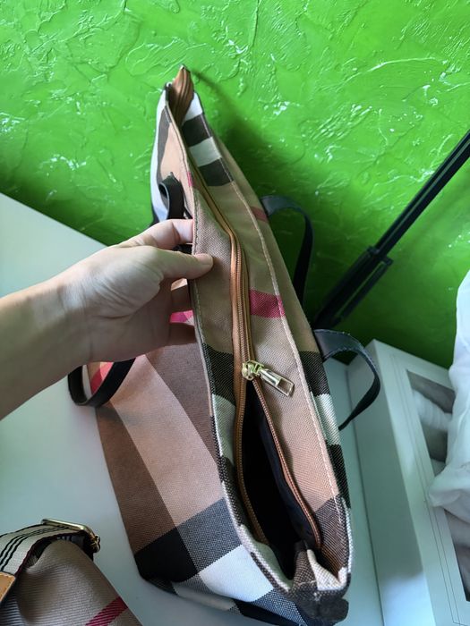 Синяя сумка кожа Италия