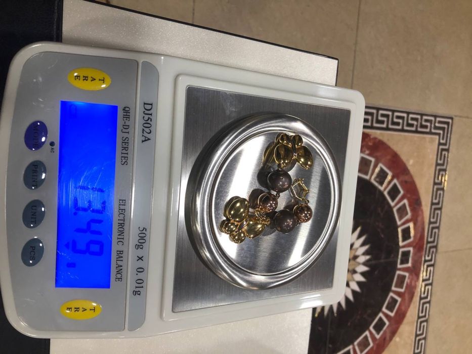 Серьги золотые 750проба экслюзив Италия ГРАЦИЭЛЛА новые 13,5 гр