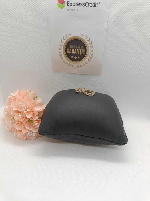 Cercei aur copii 14K 1.50g (Ag16 Moldova b33737) - Garantie 2 ani!