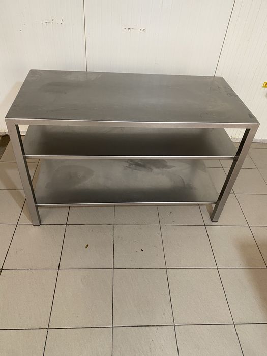 Vand masa din inox in stare foarte buna lungime 120 cm