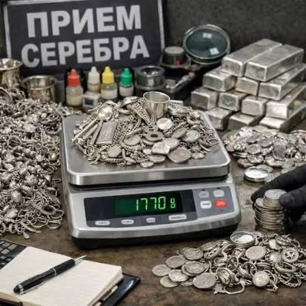 Прием серебра в Алматы дорого