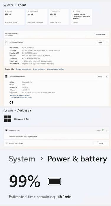 Laptop Lenovo ThinkPad L14Gen2 cu Incarcator 65W USB-C