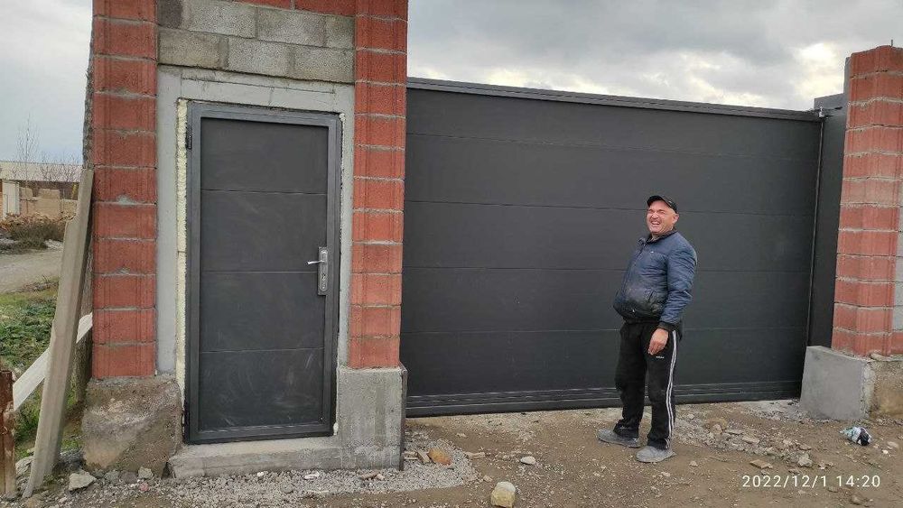 Установка откатных ворот любой сложности
