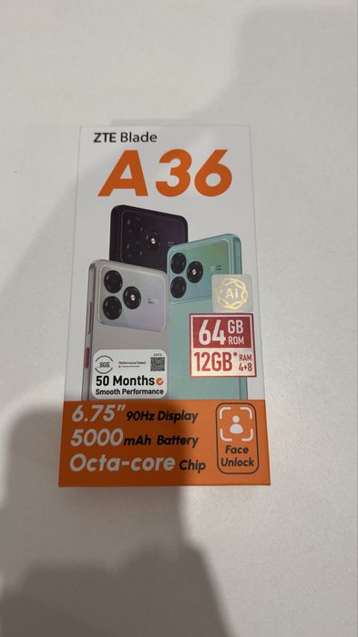 ZTE Blade A36, новый телефон