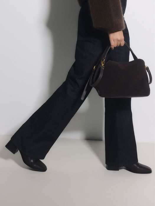 Reserved дамска чанта велур