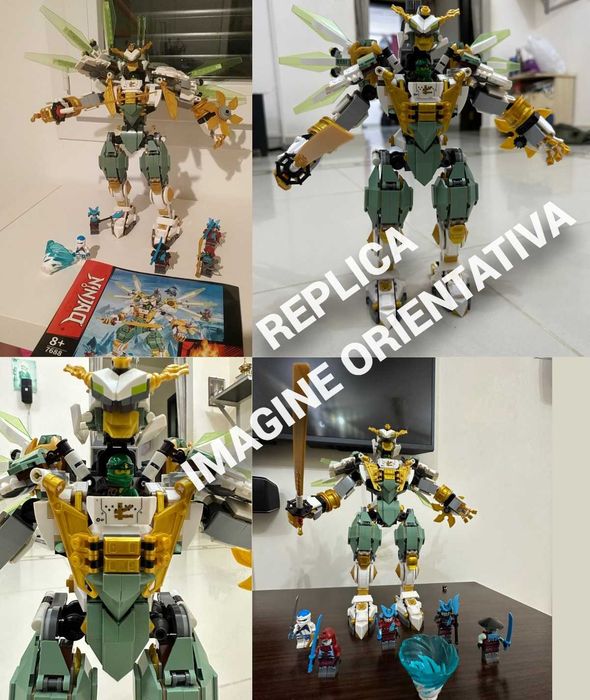 NOU TIP brand Le Go Ninjago Lupta robotul de titan al lui Lloyd 70676