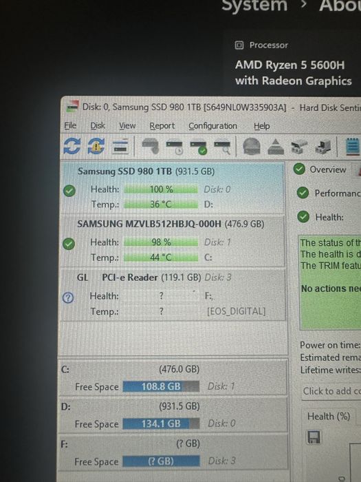 HP Victus 16 – Ryzen 5 5600H | RTX 3060 6GB | 32GB RAM | 1.5TB SSD