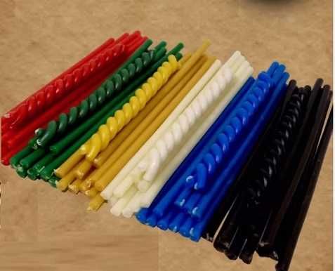 Цветные восковые свечи от 20 тг