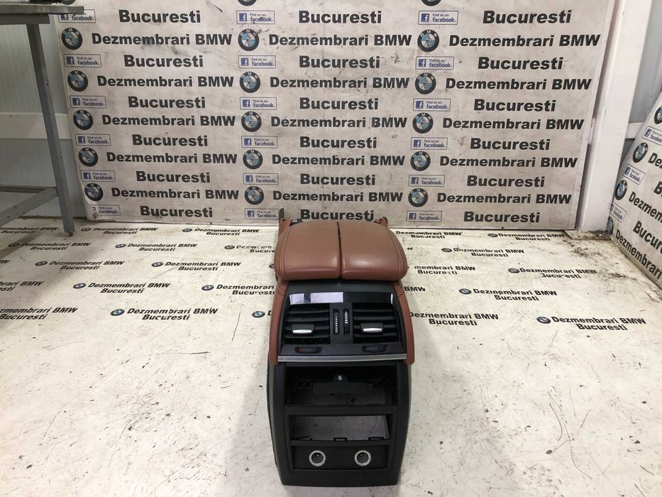 Consola centrala suport de pahare cotiera BMW X5 F15 F85 X6 F16 F86 de Europa
