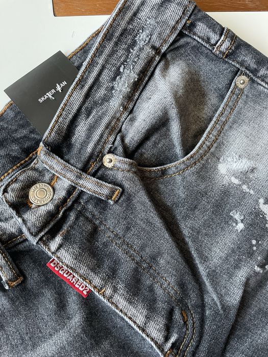 Мъжки дънки в черен цвят