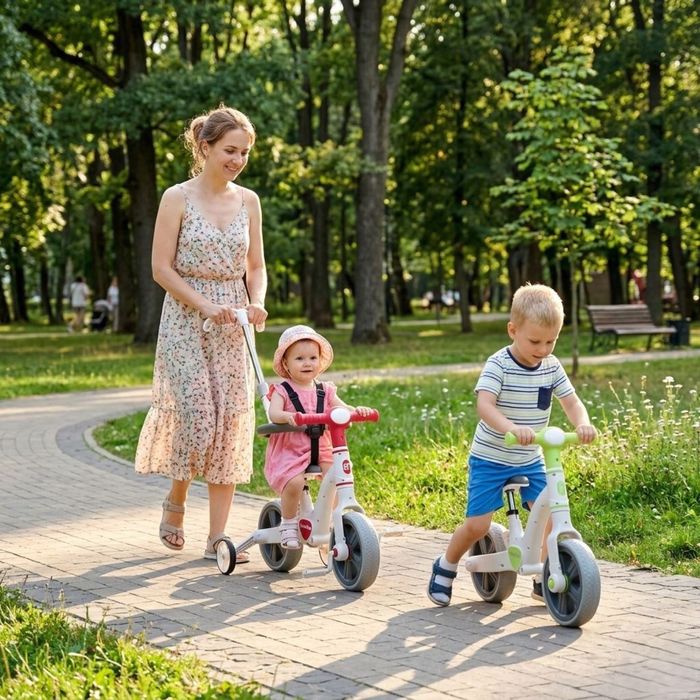 Детский велосипед-беговел 4 в 1