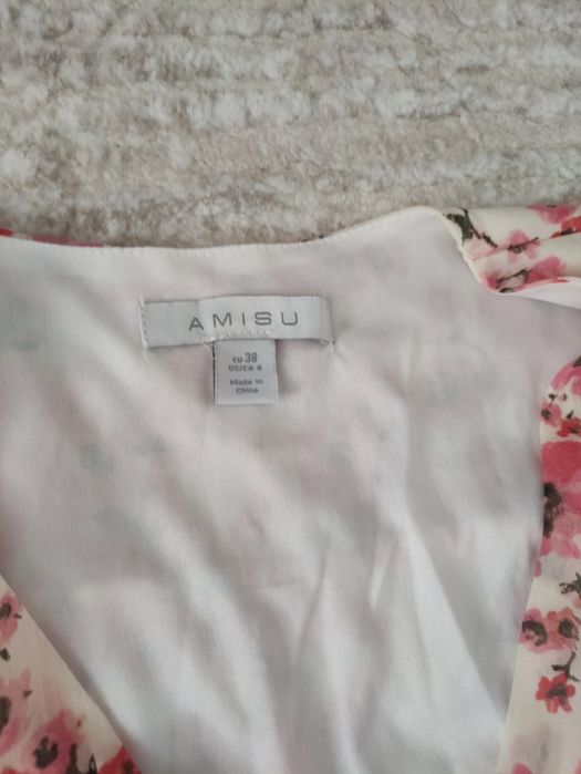 Rochie colorata asimetrică Amisu