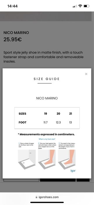 Igor детски бебешки сандали 22