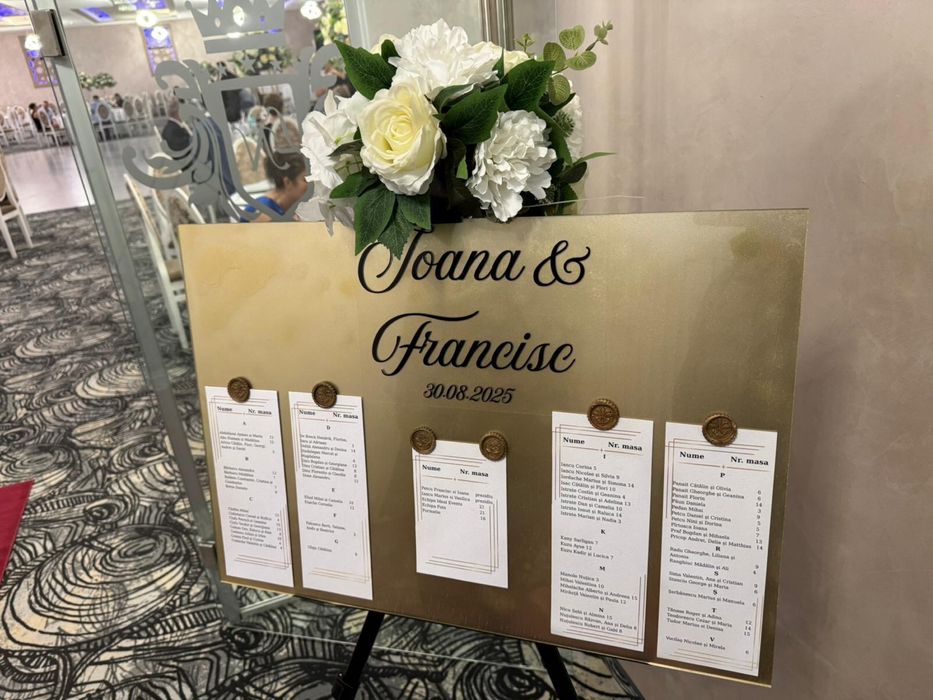 Papetărie Nuntă Premium – Invitații Luxury + Meniuri & Plicuri