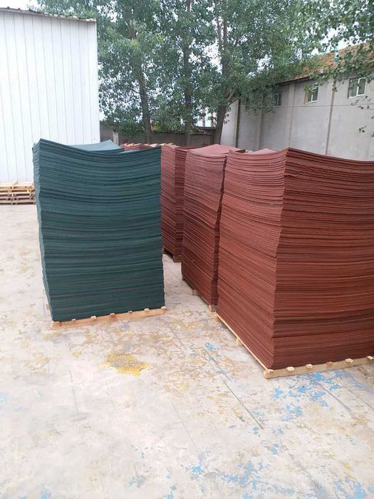 Резиновая брусчатка, плитка. Резина крошки, гранулы. Первые руки