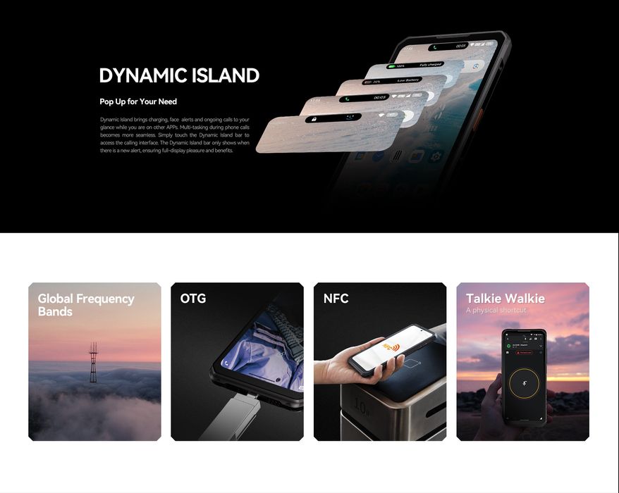 IIIF150 B3 Pro 5G 16/512GB IP68 IP69K смартфон 10800mAh батероя