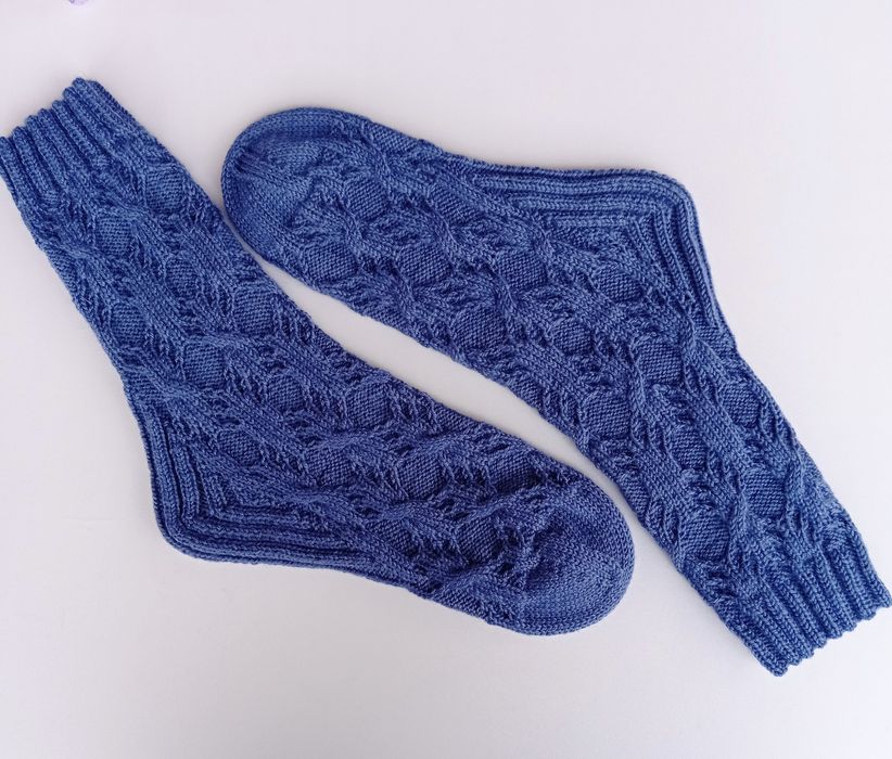 Шерстяные носки ручной работы