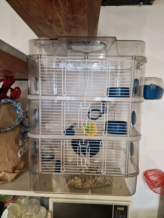 Cusca rozatoare, RODY3 Trio, Zolux, 410 x 270 x 530 mm, Albastru