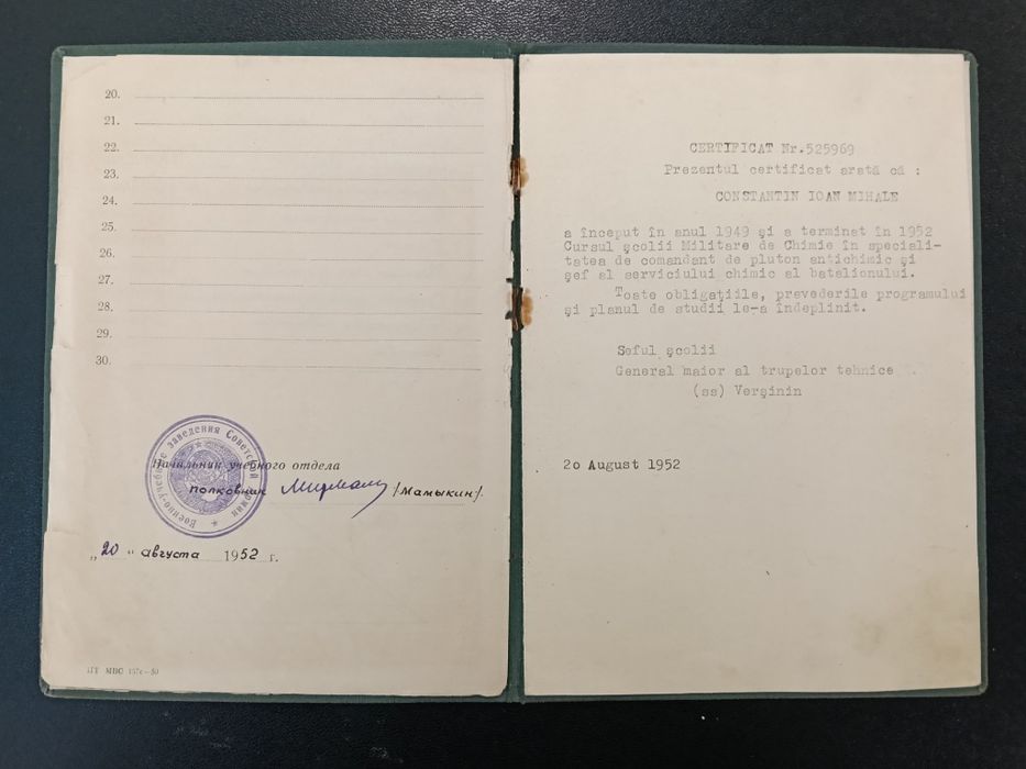Brevet RPR - ofițer tehnic antichimic