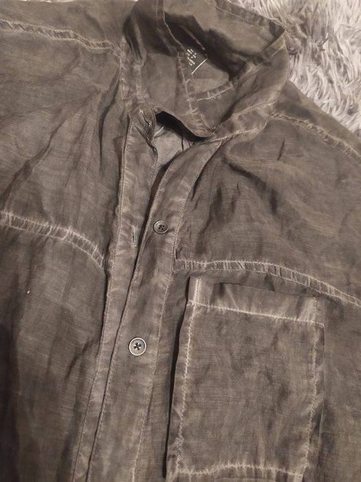 Женская рубашка с потертостями