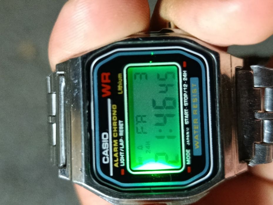 CASIO WR silver rang