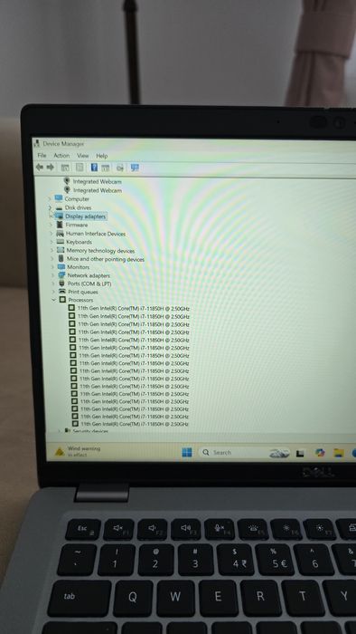 Laptop Dell 5421, i7 gen11, 16GB, ssd 256Gb, windows 11Pro