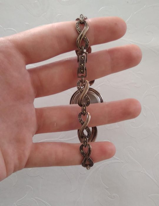 Часы, чистое серебро