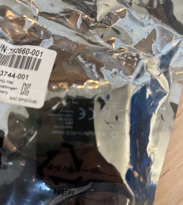 HP DisplayPort to DVI Converter Adapter