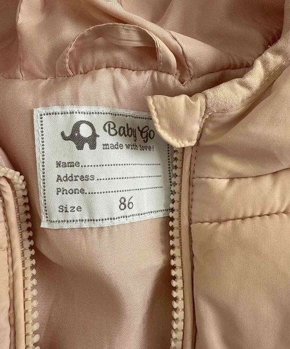 Куртка осенняя на девочку, размер 86