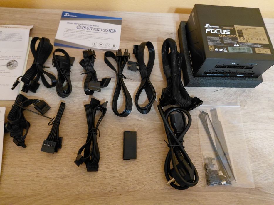 Захранване Seasonic 550W, FOCUS GX Series, 80 PLUS Gold