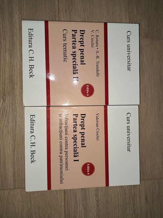 Vand carti de drept (penal, procedura penala, TGD, DUE si altele)