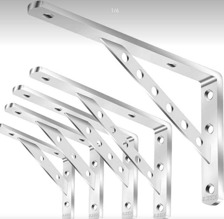 нержавеющие треугольные кронштейны