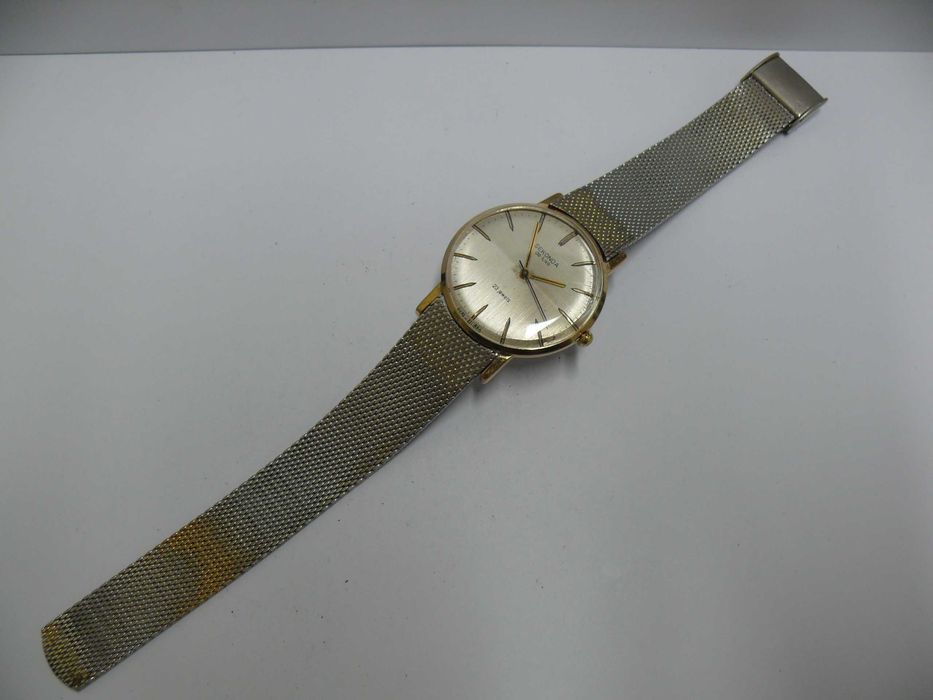 Съветски Sekonda/Poljot DeLuxe Позлатен Мъжки ръчен часовник, работещ