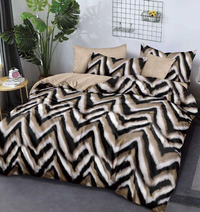 Lenjerue de pat finet 6 piese cu cearceaf pe elastic